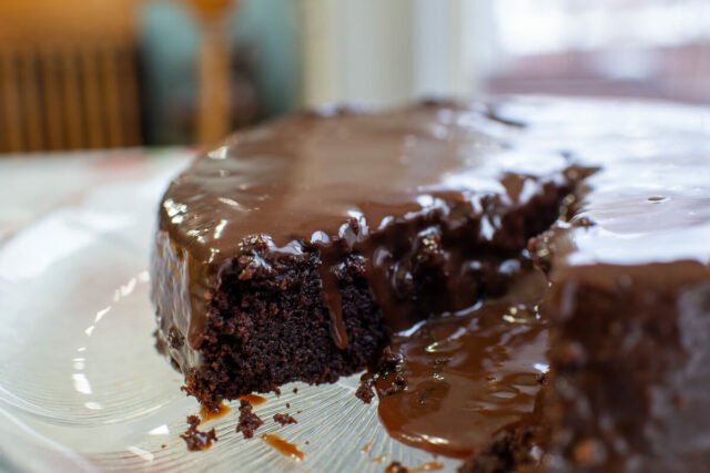 Gooey Moist Chocolate Cake