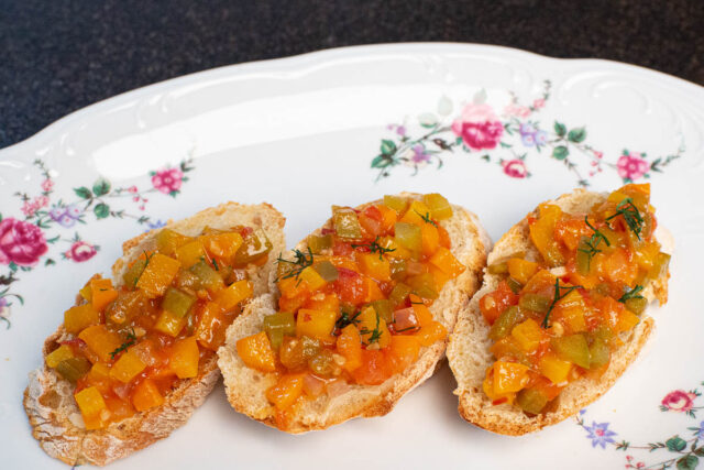 Bell Pepper Vegetable Spread