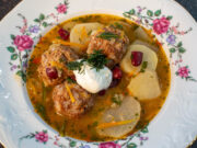 Loaded Meatball Soup