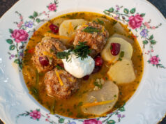 Loaded Meatball Soup