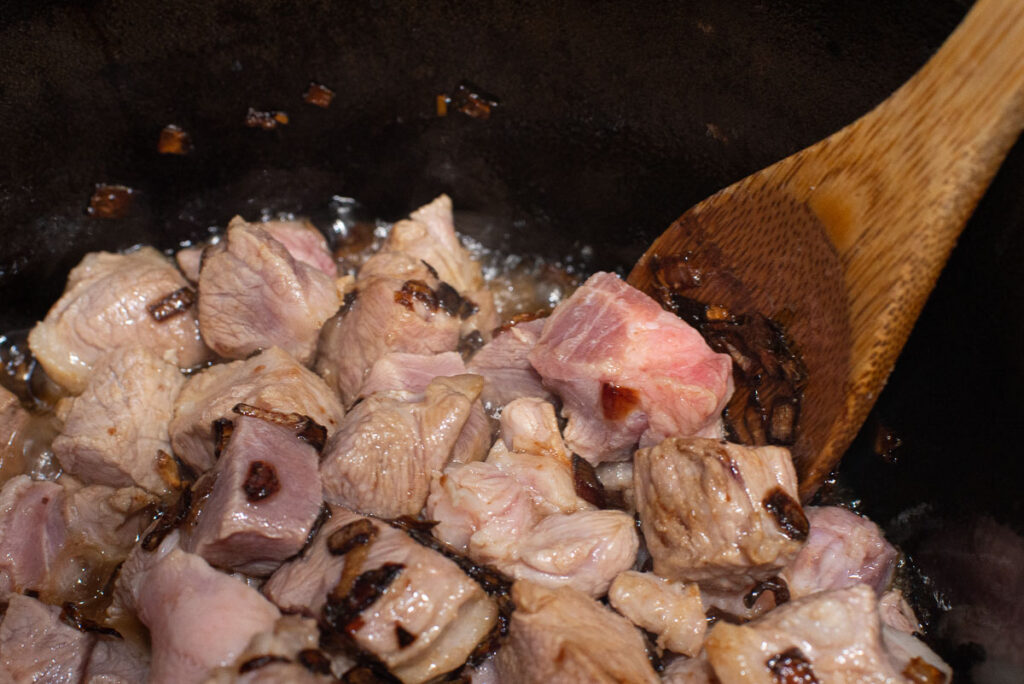 Making Pilaf Plov