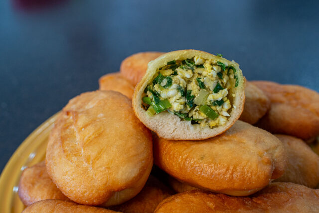 Pirozhki With Eggs and Green Onions