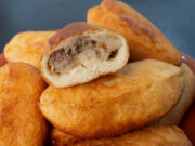 Pirozhki with Mashed Potatoes and Ground Beef