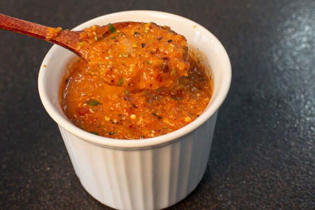 Smoky, Red Spicy Sauce